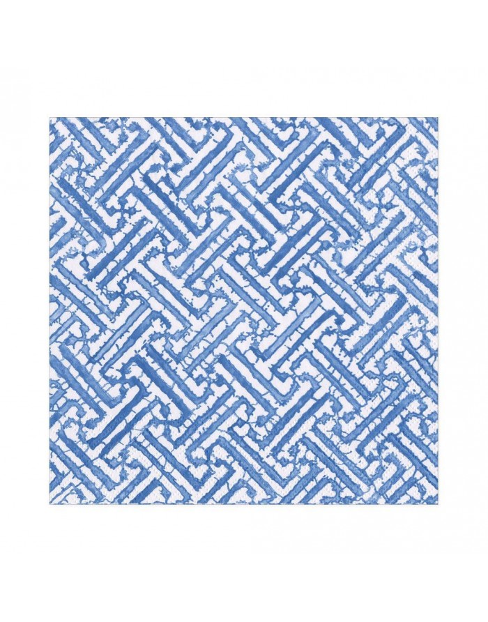 20 servilletas de papel lunch Blue Fretwork