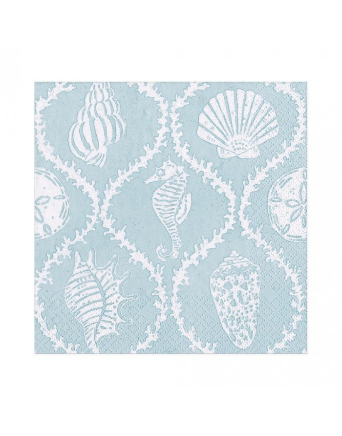 20 servilletas de papel lunch Aqua Seychelles